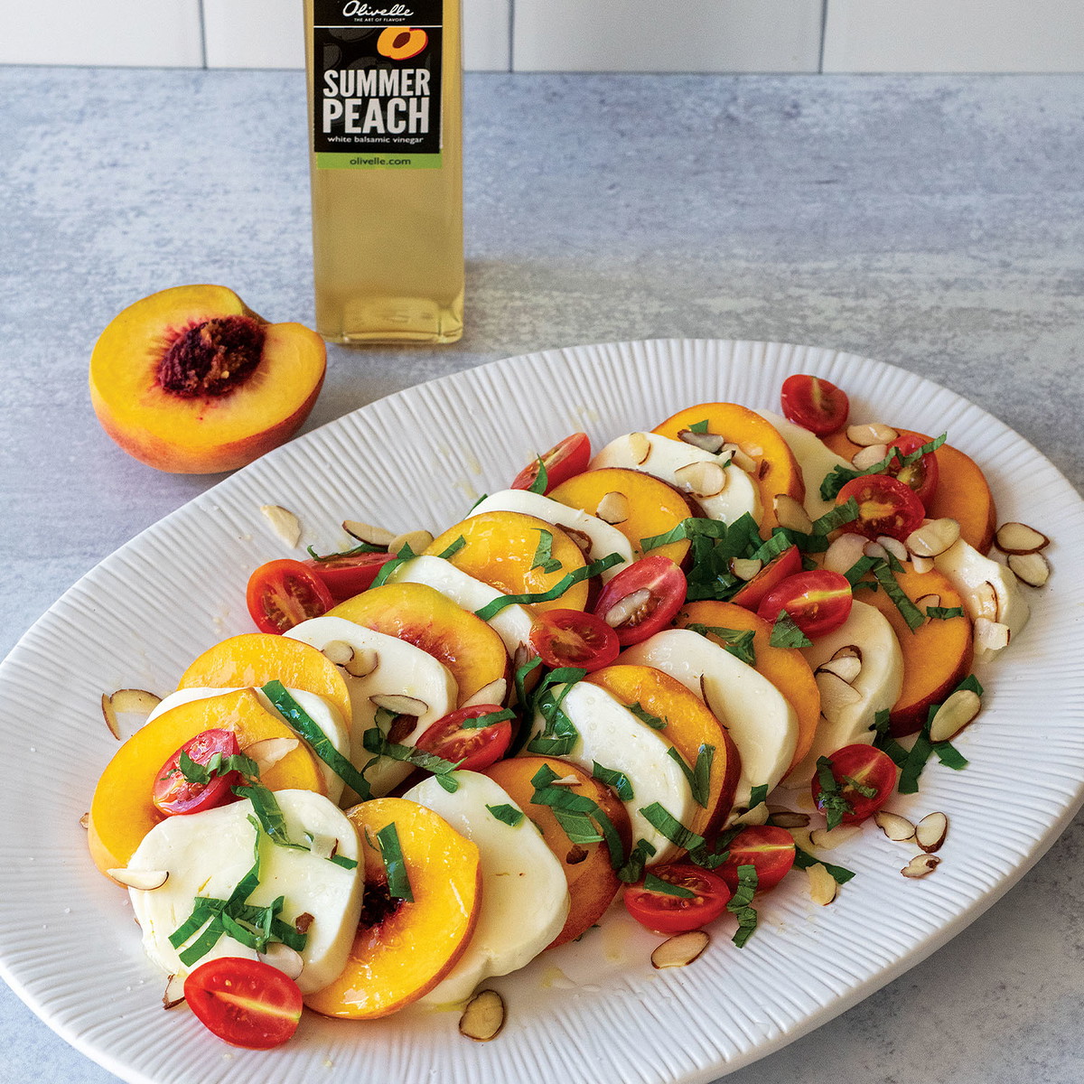 Peach Caprese Salad