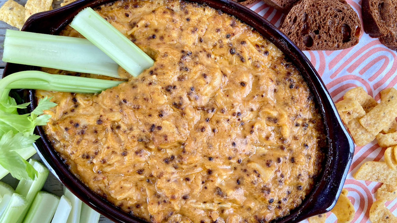 Image of Smoky Buffalo Chicken Dip (Dairy-Free!) 