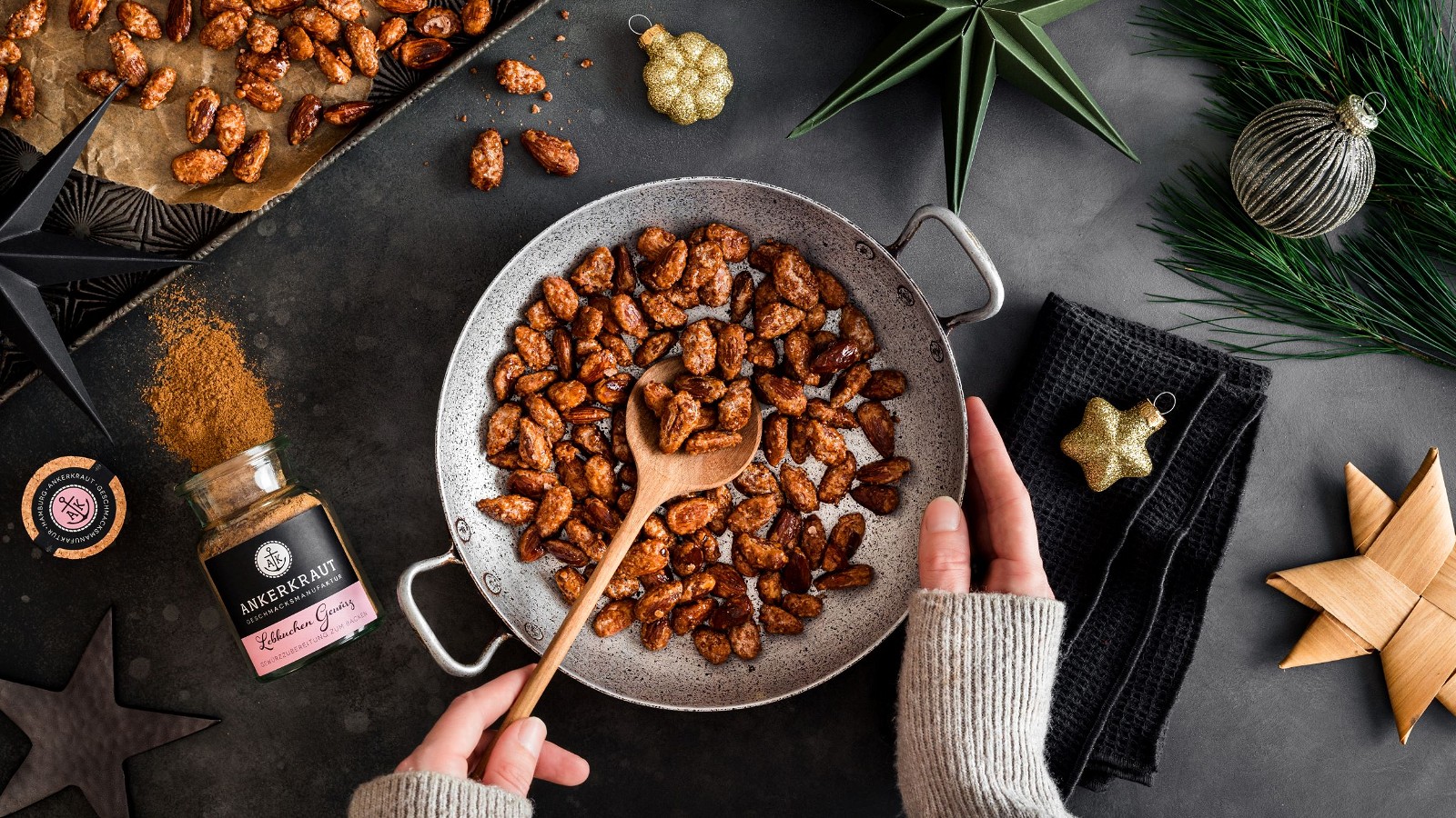 Image of Gebrannte Mandeln Rezept mit Lebkuchen