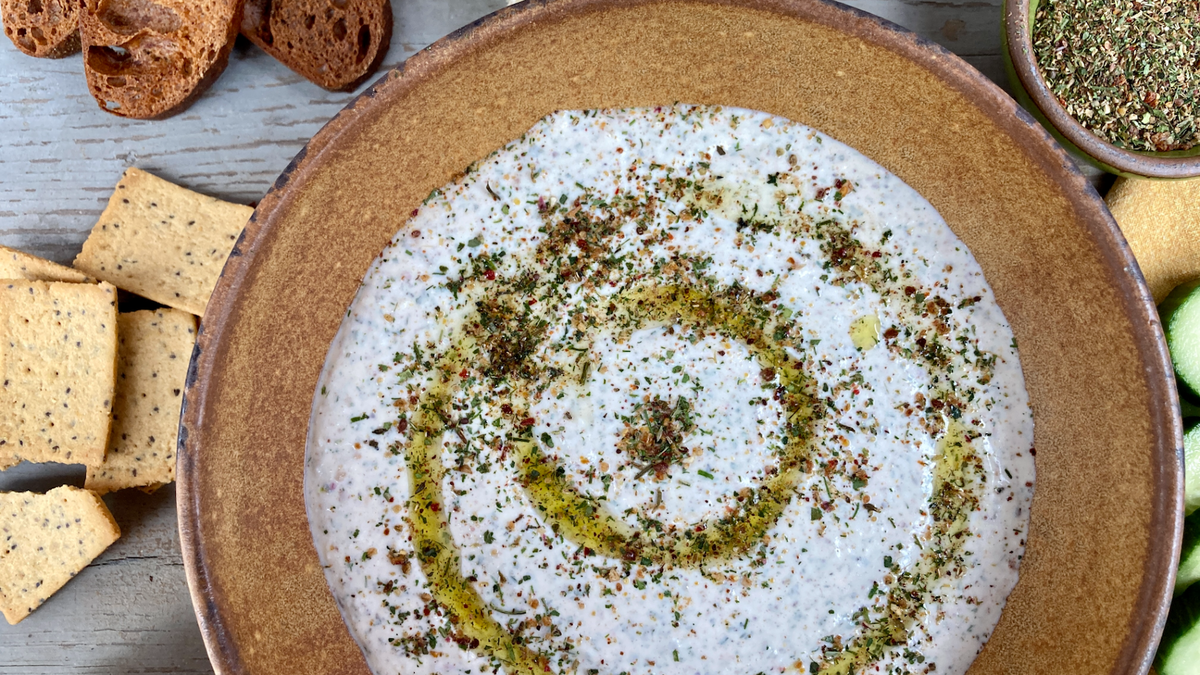 Wild Green Whipped Feta Dip