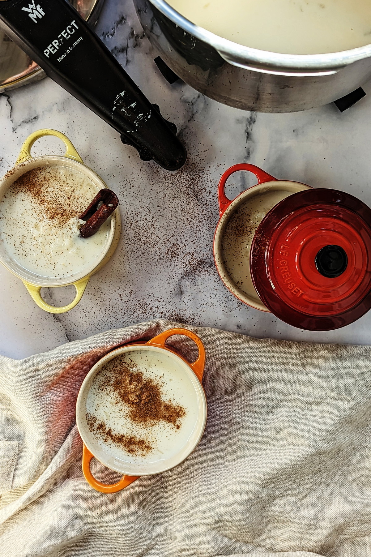 How to make coconut rice pudding