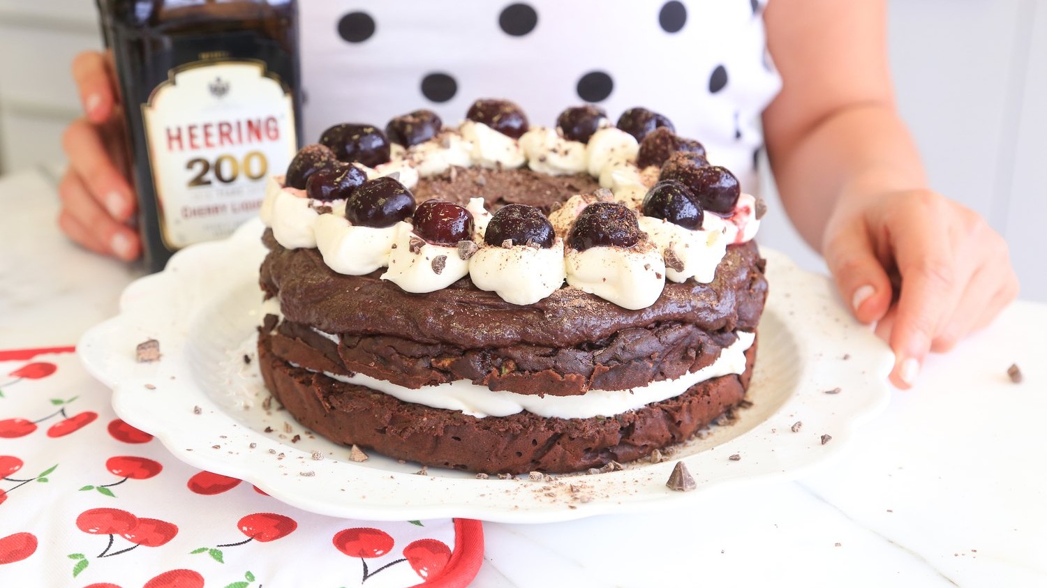 Image of Low Carb Black Forest Cake