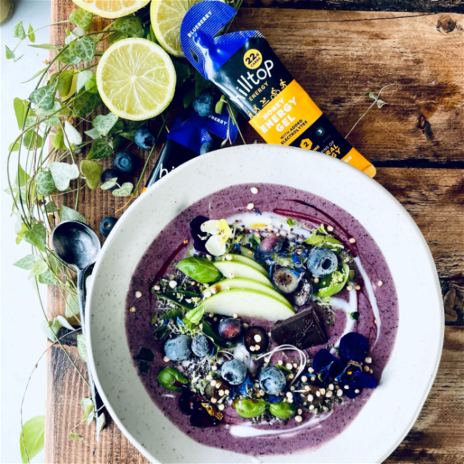 Image of Blueberry Honey Energy Gel & Banana Smoothie Bowl