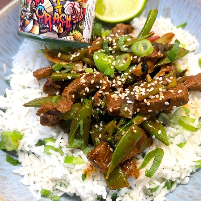 Image of Gochijang Beef Stir Fry With Coriander Rice