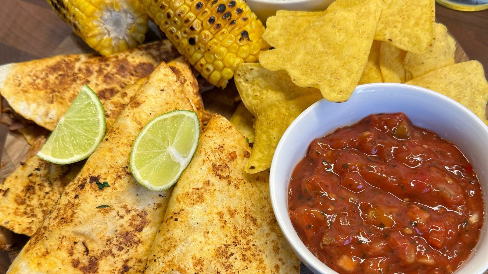 Image of Honey Chipotle Chicken Tacos & Charred Corn