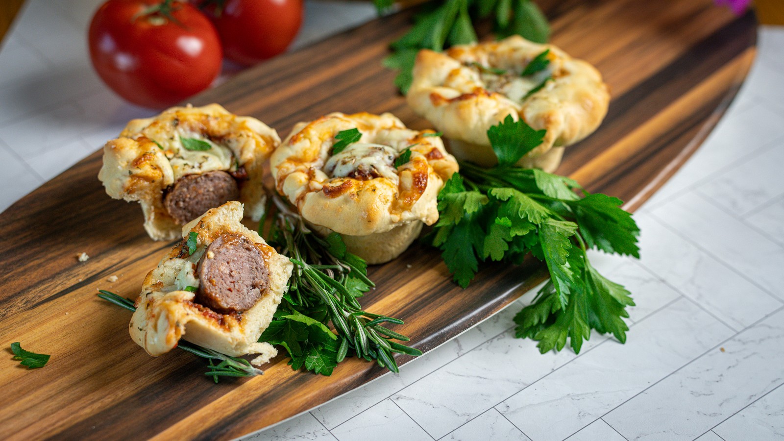 Image of Handheld Meatball Pizzas