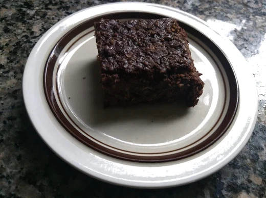 Maple Oatmeal Brownie Yum!