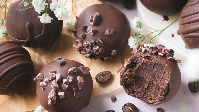 Image of Cacao Mocha Truffles Recipe