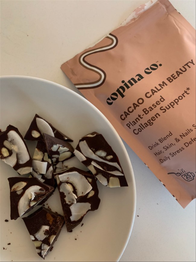 Image of Collagen-Boosting Chocolate Bark 
