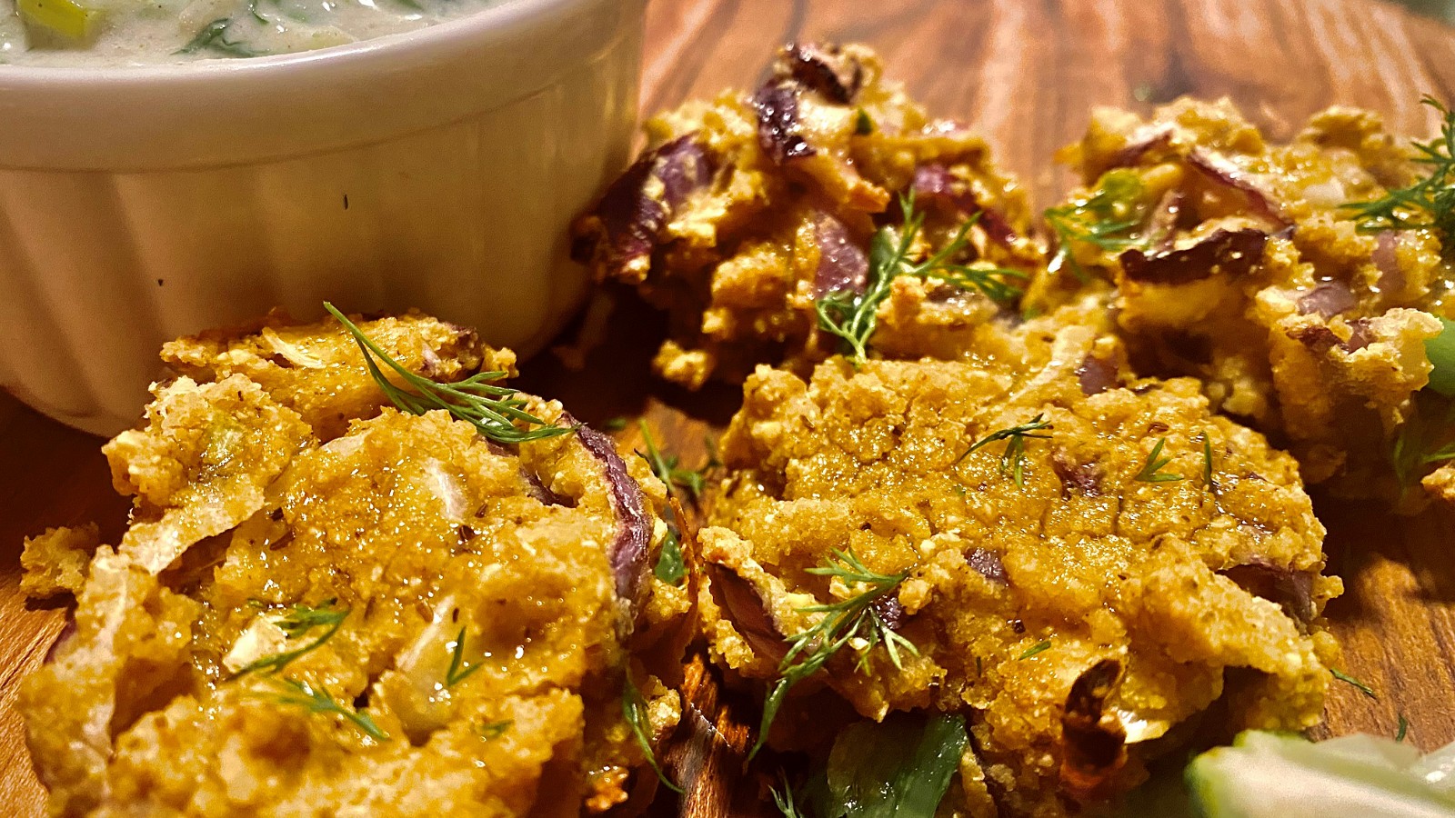 Image of Baked Onion Bhajis