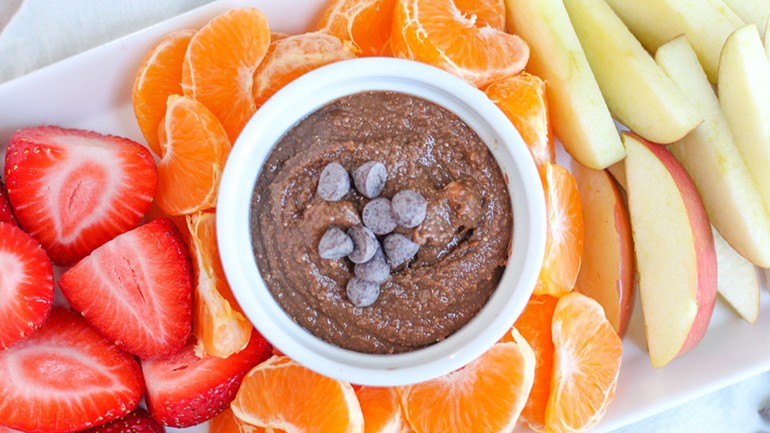 Image of Brownie Batter Hummus Recipe