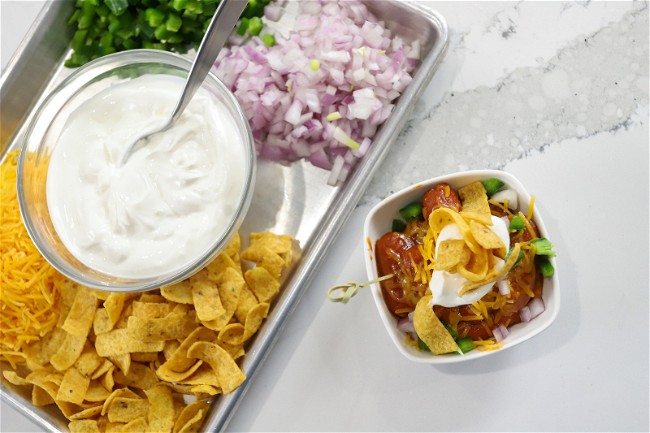 Easy Chili Dog Bar