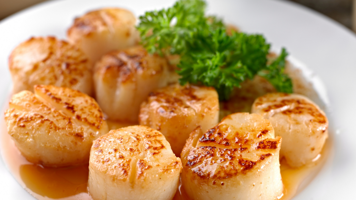 Image of Seared Scallops with Orange Ginger Sauce