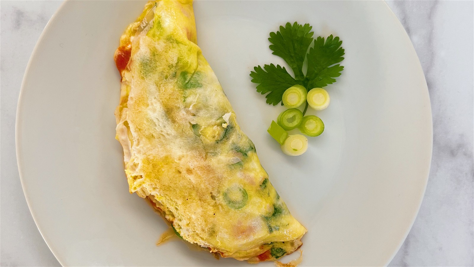 Image of Bay Shrimp Omelette with Vietnamese Rice Paper