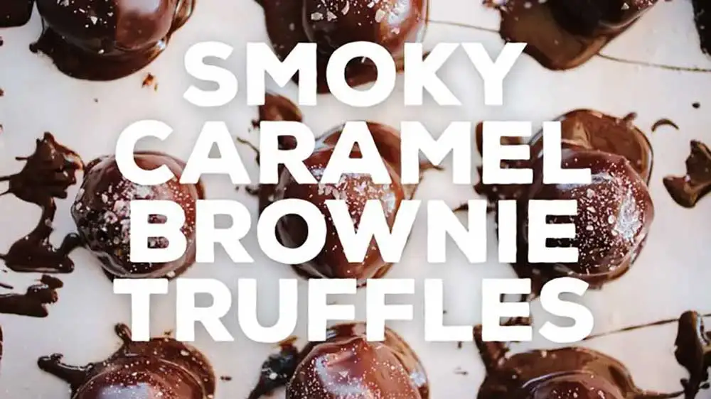 Image of Smoky Caramel Brownie Truffles
