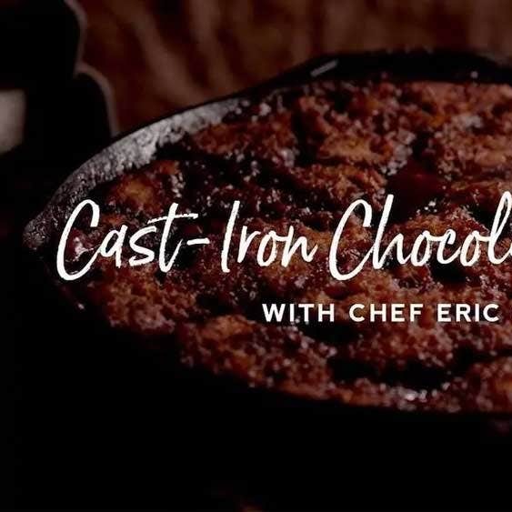 a recipe: cast iron lava cake