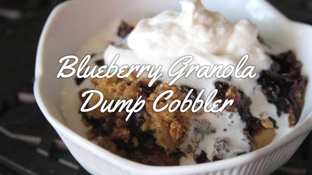 Image of Blueberry Granola Dump Cobbler