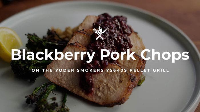 Image of Blackberry Pork Chops