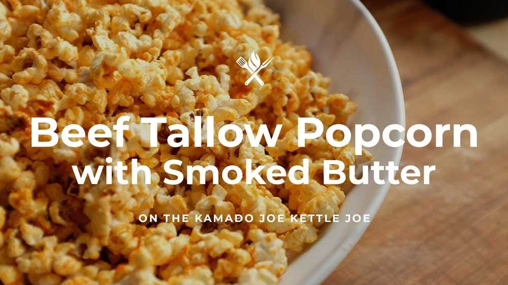 Image of Beef Tallow Popcorn with Smoked Butter
