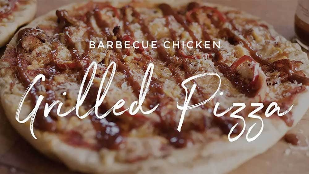 Image of Barbecue Chicken Grilled Pizza