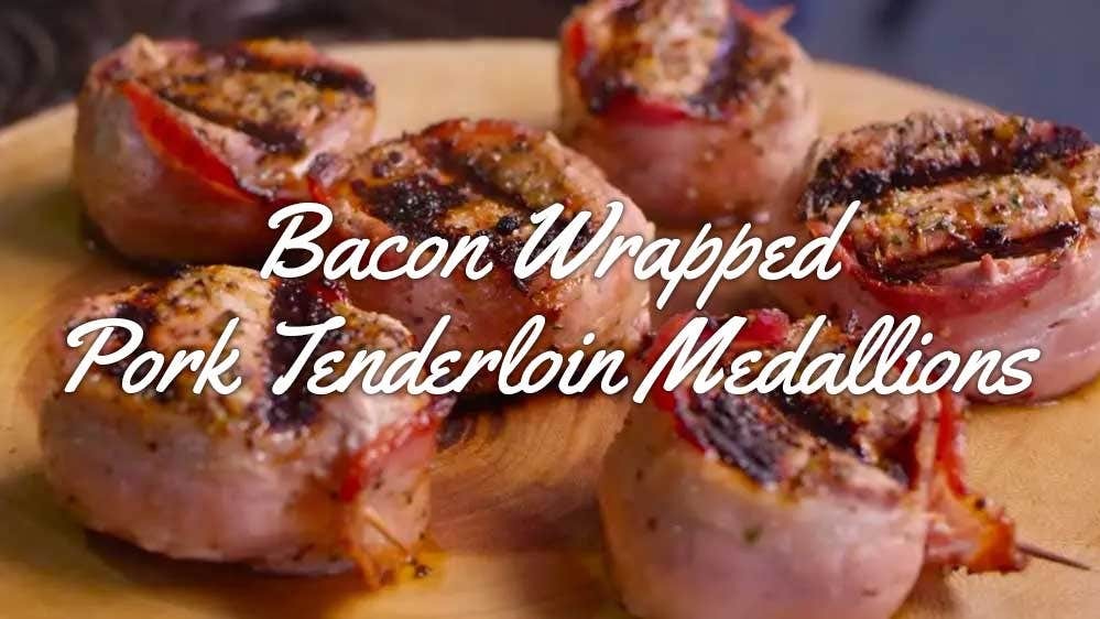 Image of Bacon Wrapped Pork Tenderloin Medallions