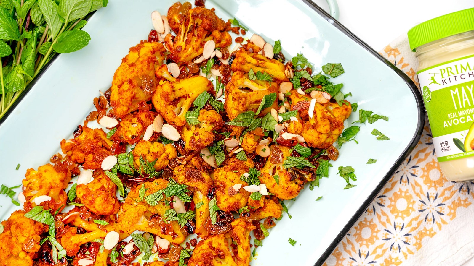 Image of Roasted Curry Cauliflower