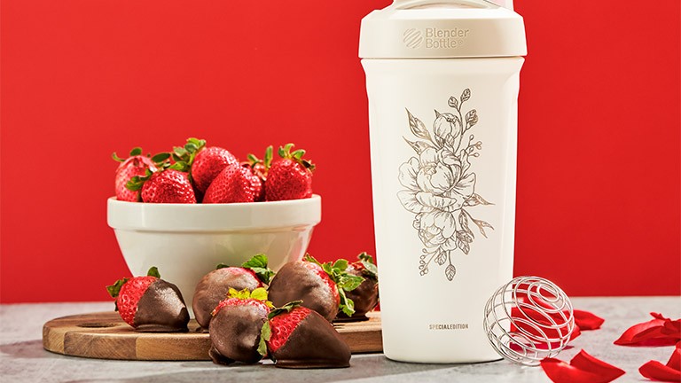 Double Chocolate Covered Strawberry Protein Shake-image