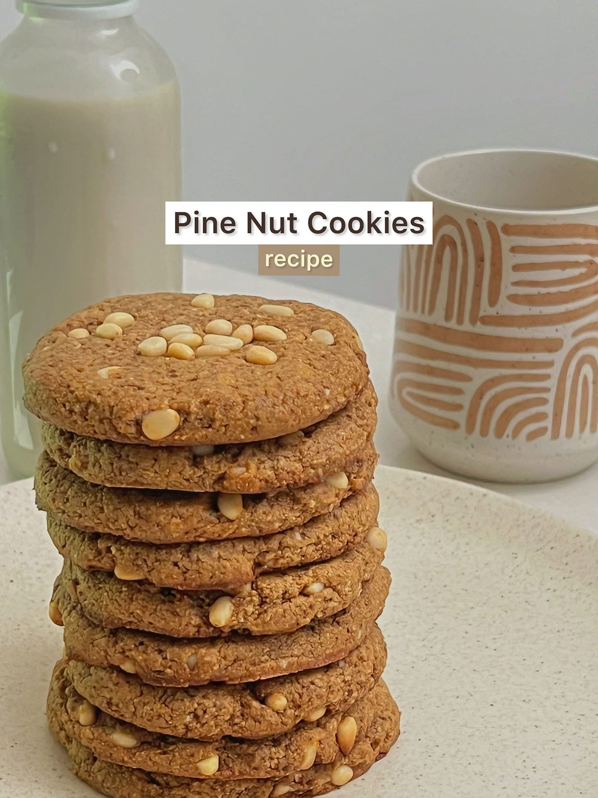 Vegan Pine Nut Cookies 🍪