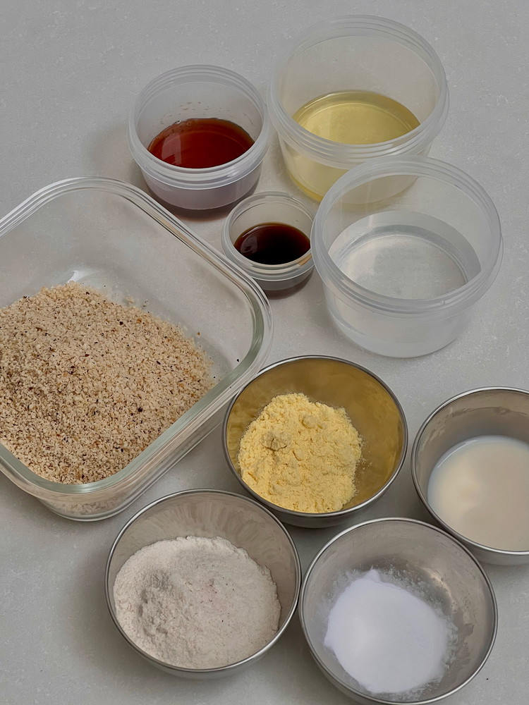 Image of In a first bowl, whisk together all the dry ingredients. Set aside.