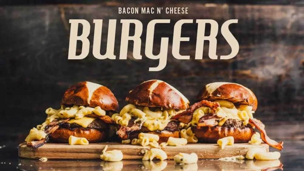 Image of Bacon Mac 'n Cheese Burger