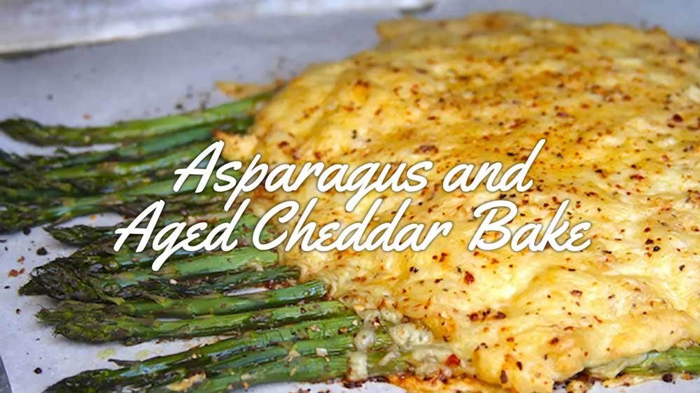 Image of Asparagus and Aged Cheddar Bake