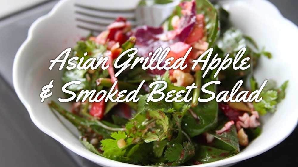 Image of Asian Grilled Apple & Smoked Beet Salad