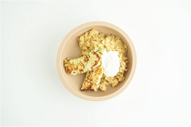 Image of Zucchinibiffar med ricotta och dill