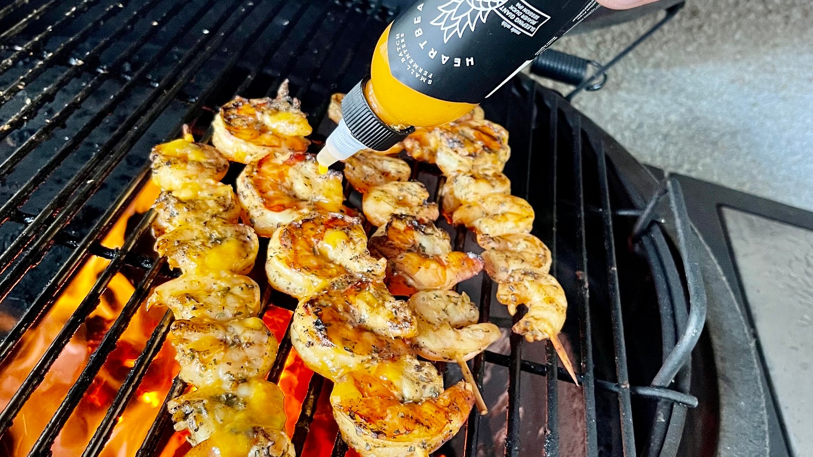 Image of Pineapple Habanero Shrimp skewers