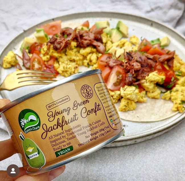 Image of Jackfruit Breakfast Tacos by @veggie_nerd