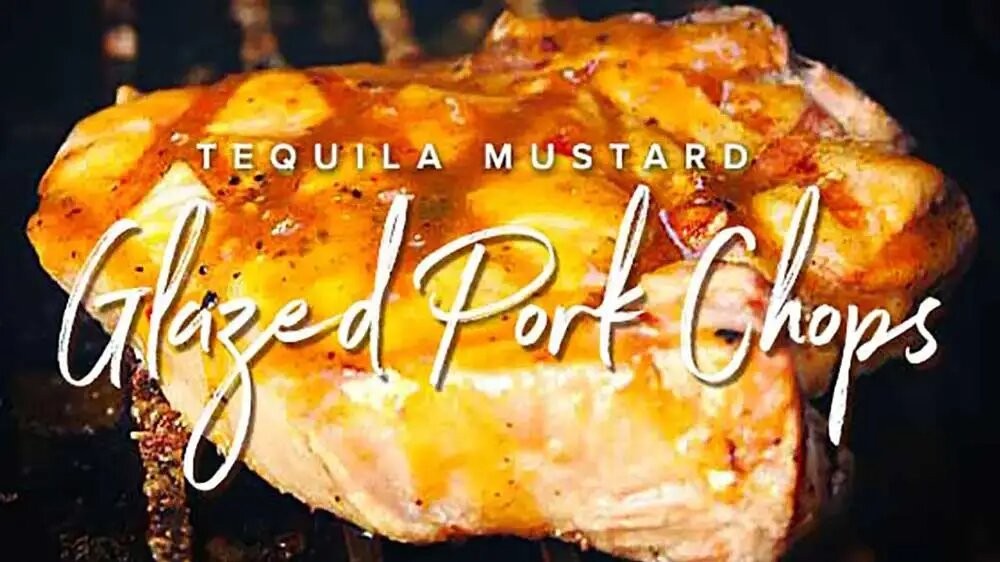 Image of Tequila Mustard Glazed Pork Chops