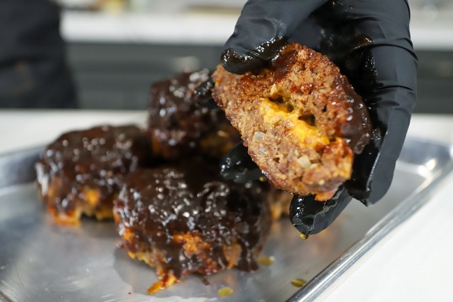 Image of Mini Cheese Stuffed Meatloaf