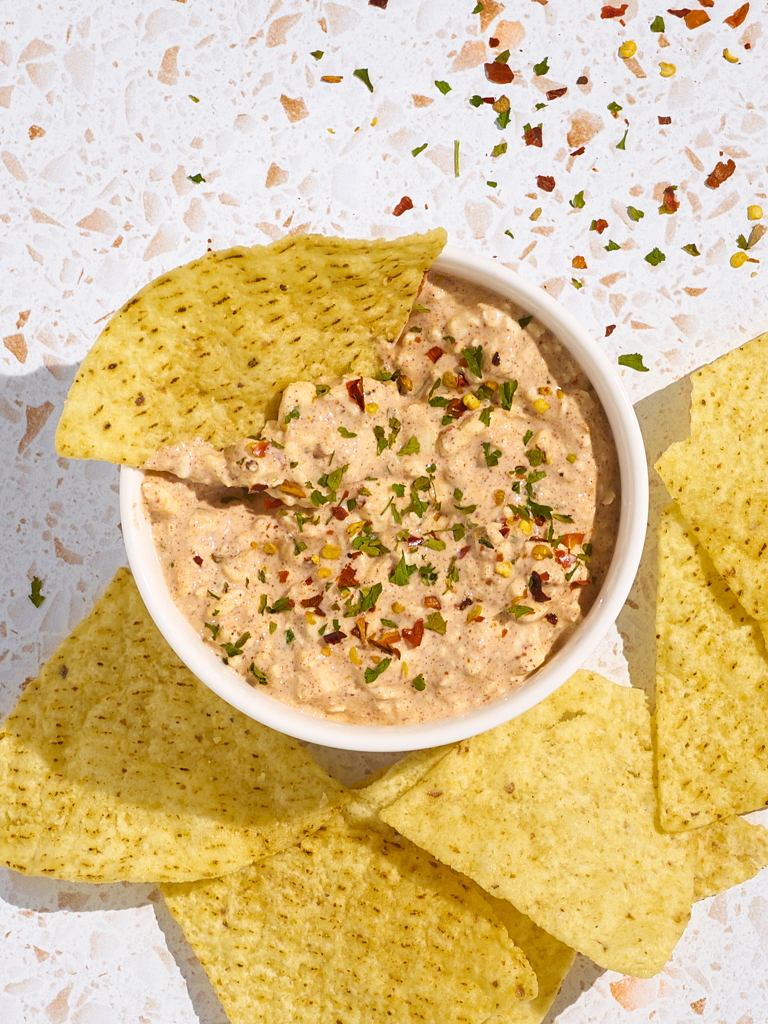 Cottage Cheese Dip & Chips Recipe