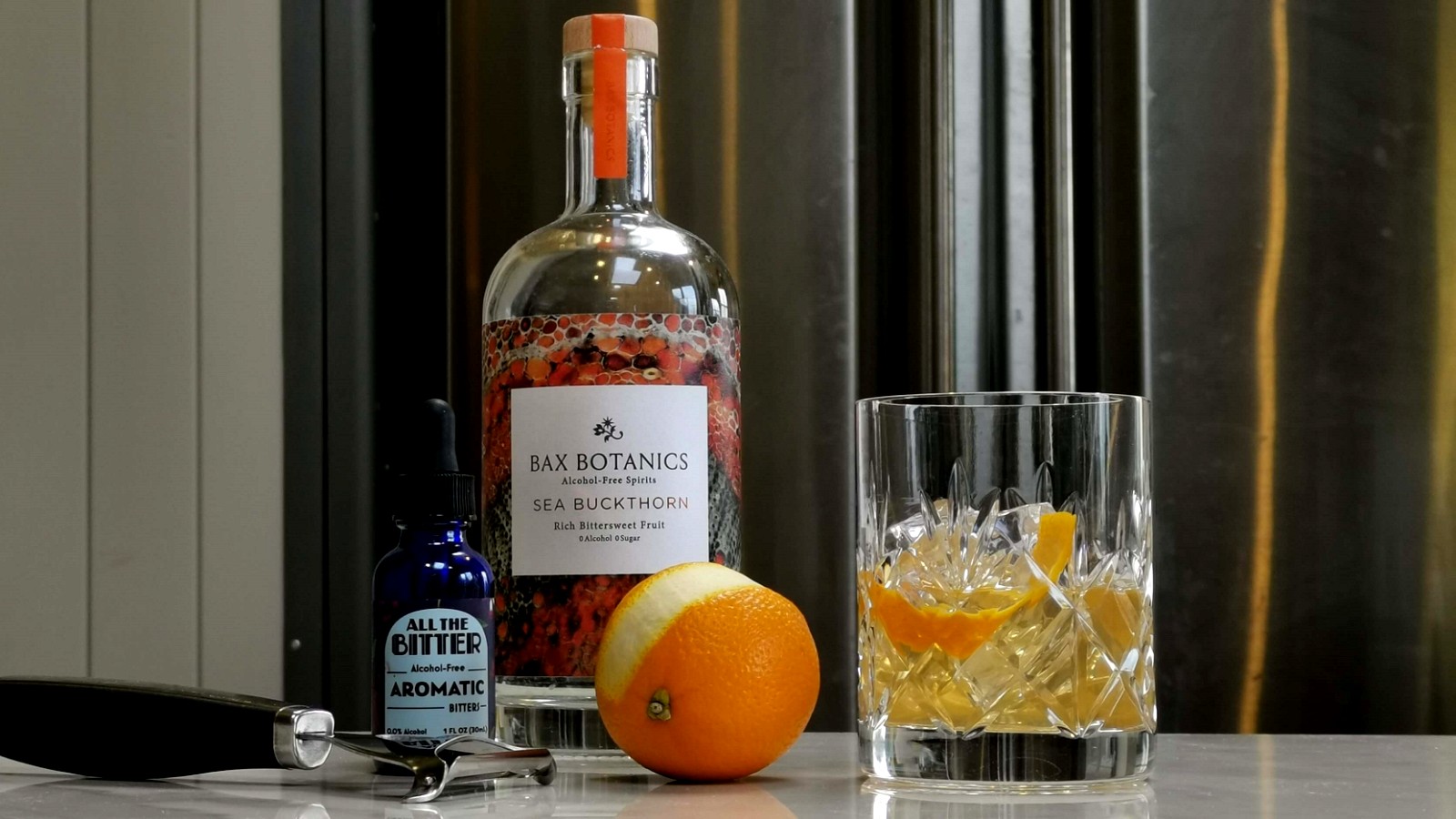 Image of Sea Buckthorn Old Fashioned (Non-Alcoholic)