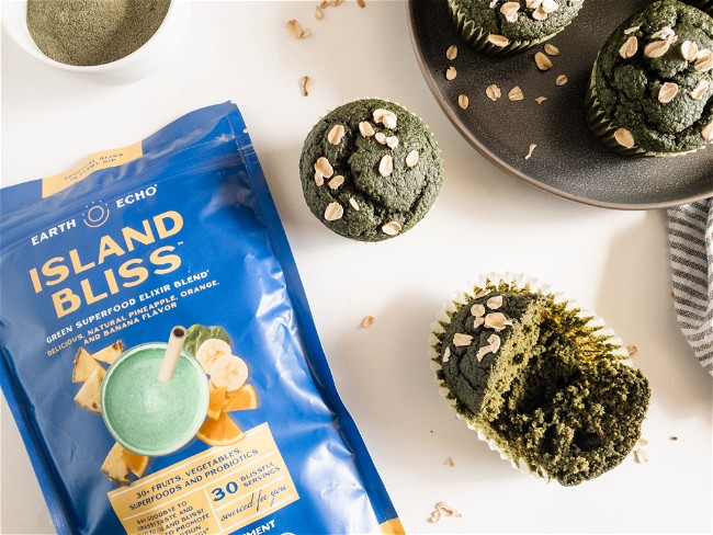 Image of Island Bliss Green Smoothie Muffins