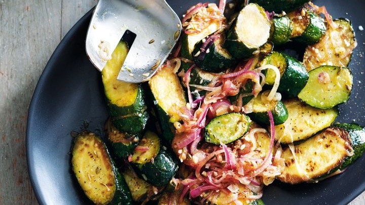 Image of Zucchini sauteed with fennel seeds