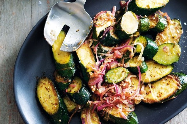 Image of Zucchini sauteed with fennel seeds