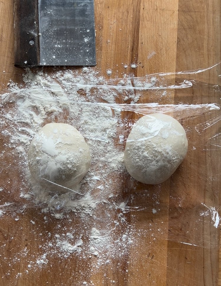 Image of Make dough balls. (see video). Begin by flouring hands. Next...