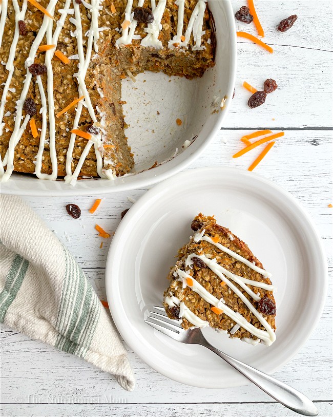 Image of Protein Carrot Cake Baked Oatmeal