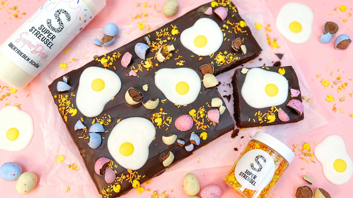 Spiegelei Brownies 