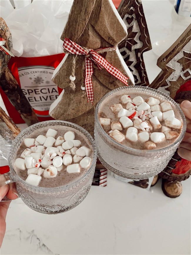 Image of Protein Peppermint Bark Hot Cocoa