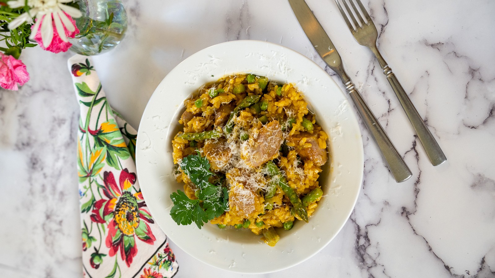 Image of Spring Sausage Risotto