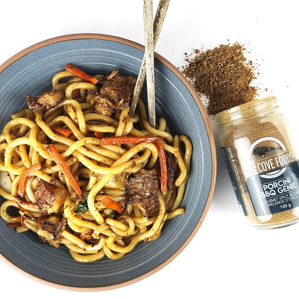 Instant Pot Braised Pork Belly Udon Noodle Stir Fry