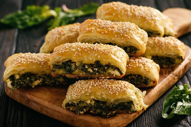 Image of Spinach and Ricotta Rolls