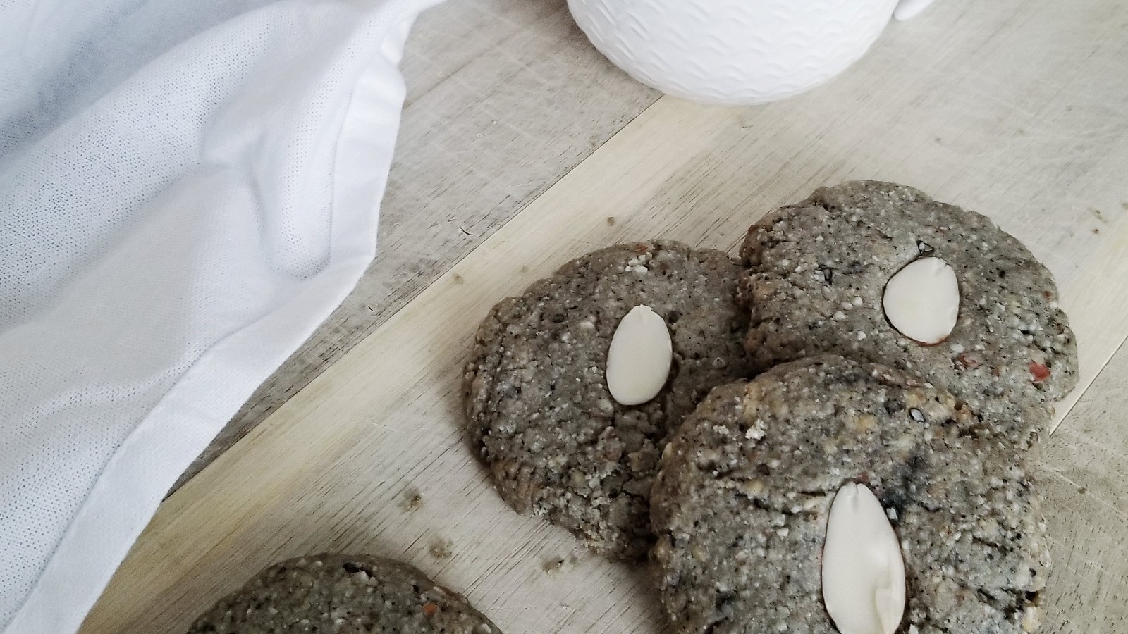 Image of Black Sesame Almond Cookies
